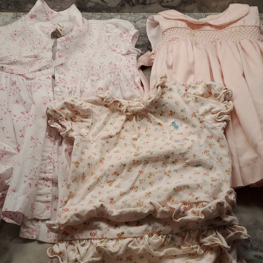 Ralph Lauren, Laura Ashley dress bundle 6 month